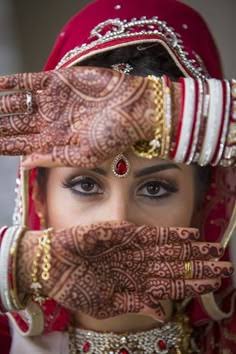 Indian bride portrait
